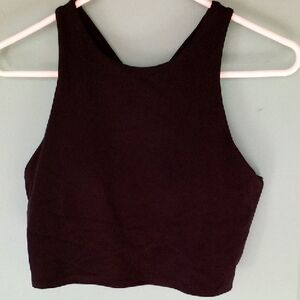 Athleta Black Crop Top